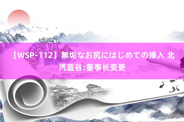 【WSP-112】無垢なお尻にはじめての挿入 北汽蓝谷:董事长变更