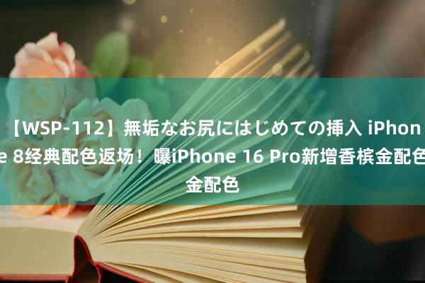 【WSP-112】無垢なお尻にはじめての挿入 iPhone 8经典配色返场！曝iPhone 16 Pro新增香槟金配色