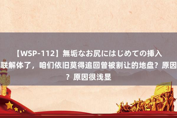【WSP-112】無垢なお尻にはじめての挿入 为何苏联解体了，咱们依旧莫得追回曾被割让的地盘？原因很浅显