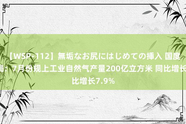 【WSP-112】無垢なお尻にはじめての挿入 国度统计局：7月份规上工业自然气产量200亿立方米 同比增长7.9%