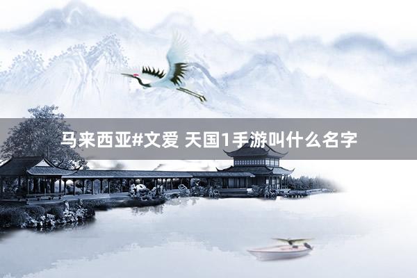 马来西亚#文爱 天国1手游叫什么名字